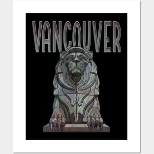 Lion’s Gate Bridge Statue, Vancouver Posters and Art